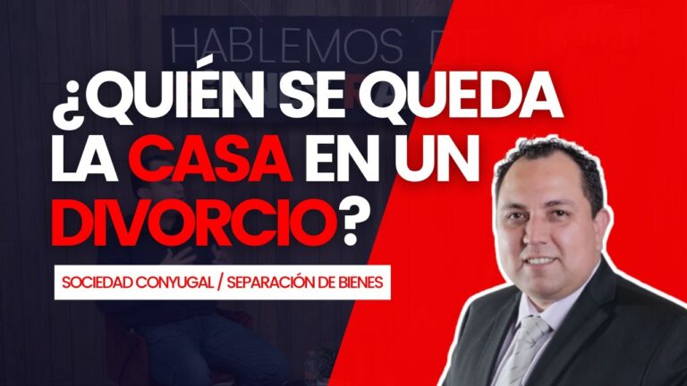 derechos en un divorcio con separacion de bienes