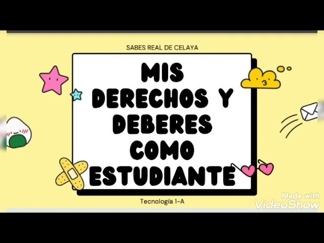 derechos y deberes de los alumnos de secundaria