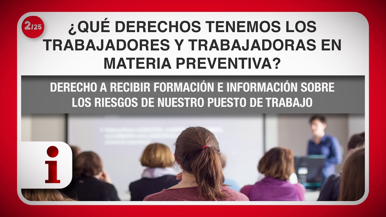 derechos y deberes en materia de prevención de riesgos laborales