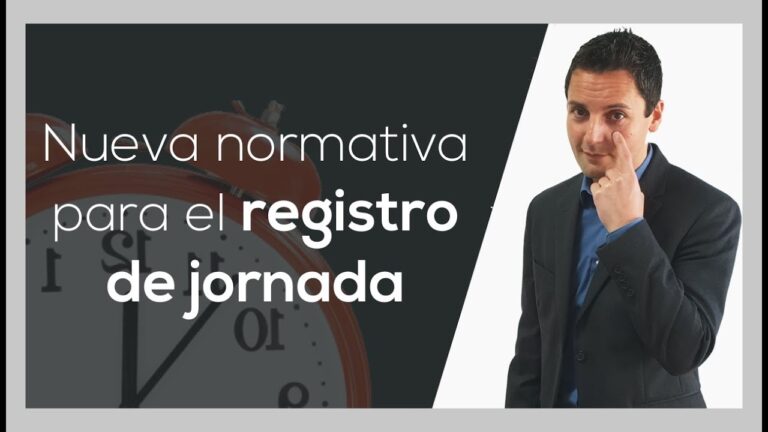 desde cuando es obligatorio el registro de horas
