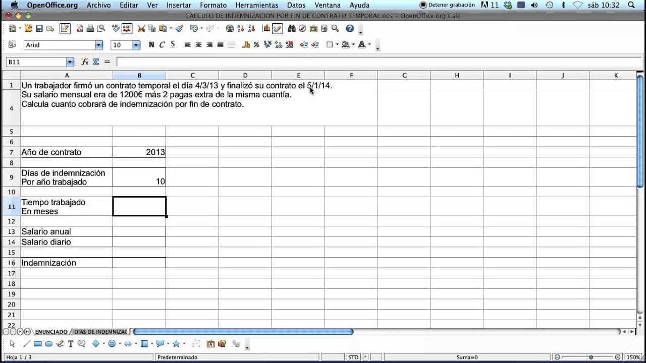 dias de indemnizacion por fin de contrato temporal