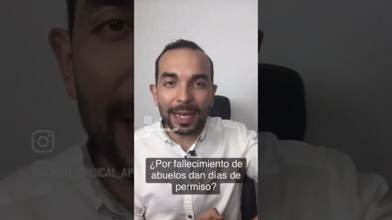 dias de permiso por fallecimiento de un abuelo