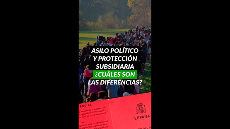 diferencia entre derecho de asilo y protección subsidiaria
