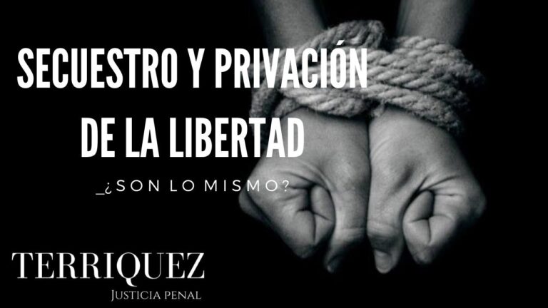 diferencia entre secuestro y privacion de la libertad