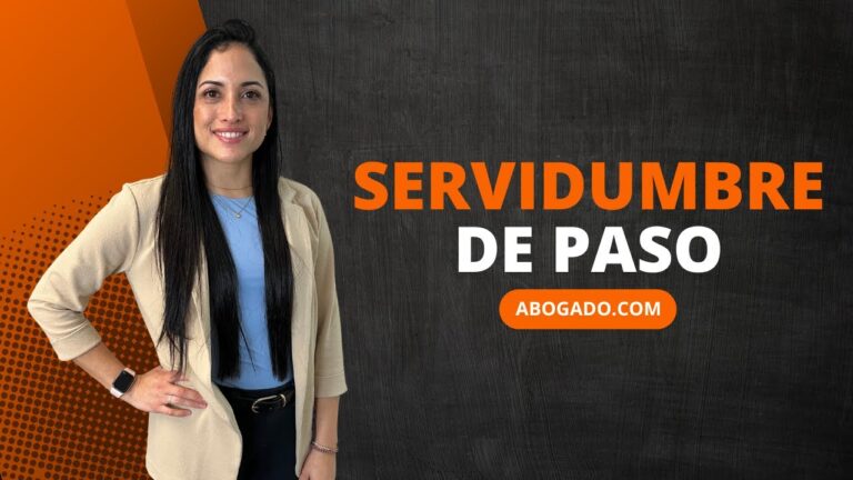 documento de constitucion de una servidumbre de paso