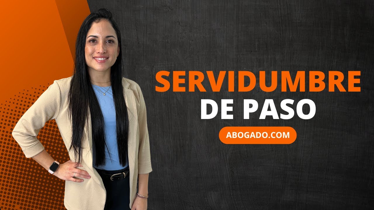 documento de constitucion de una servidumbre de paso