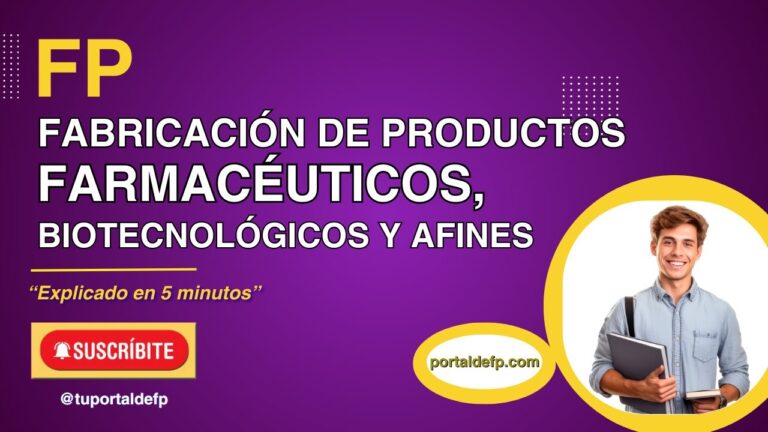 donde estudiar fabricación de productos farmacéuticos biotecnológicos y afines