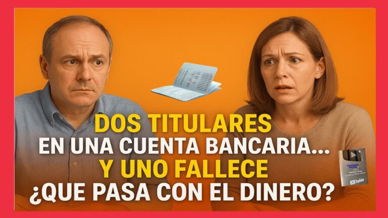 dos titulares en una cuenta corriente y uno fallece