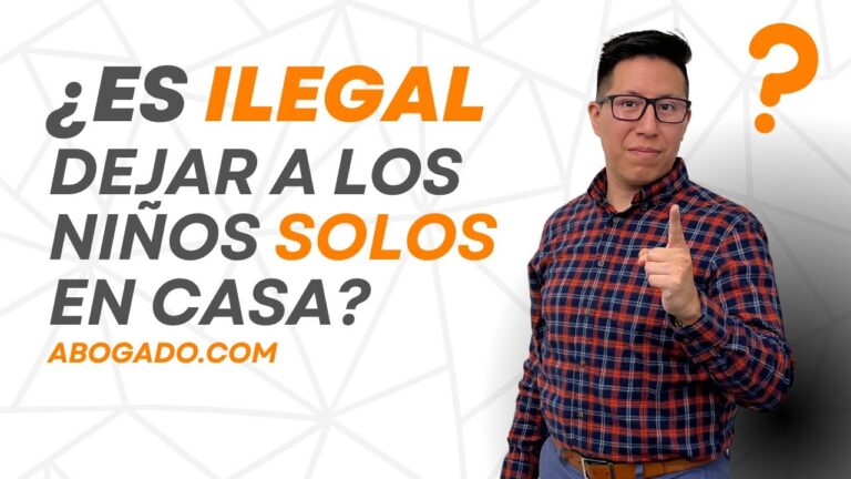 edad legal para dejar niños solos en casa en españa