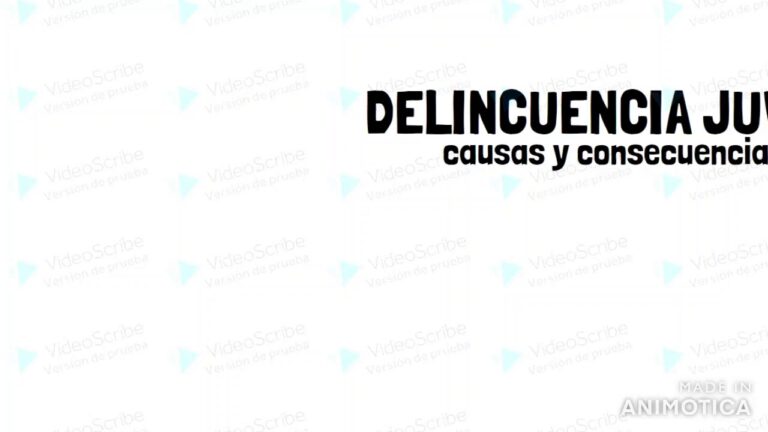 efectos de la delincuencia juvenil en la sociedad