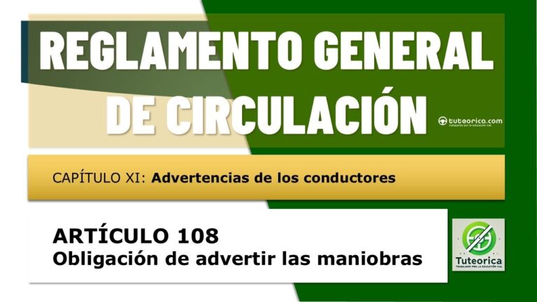 el conductor está obligado a advertir mediante señales ópticas