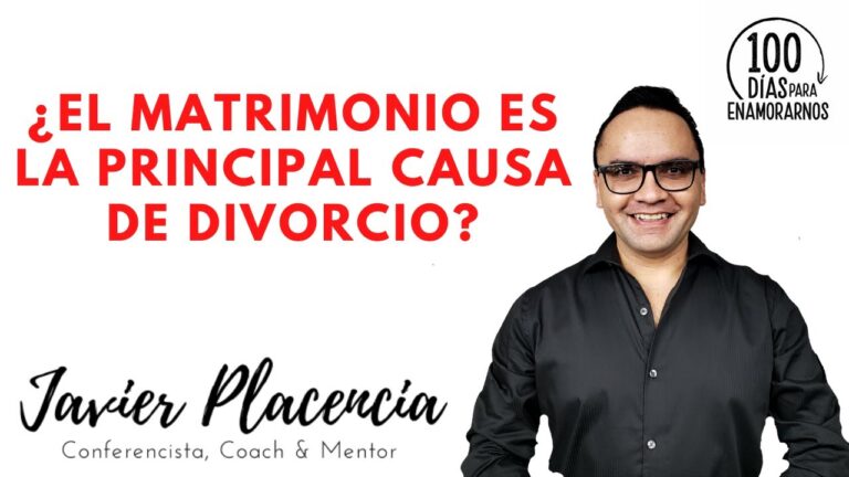 el matrimonio es la principal causa de divorcio
