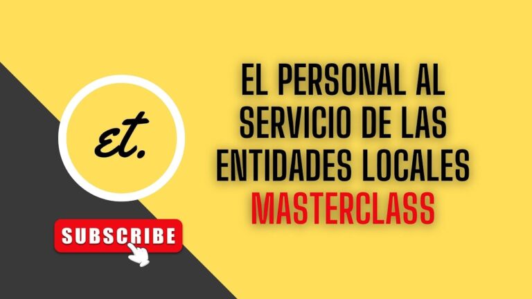el personal al servicio de las entidades locales