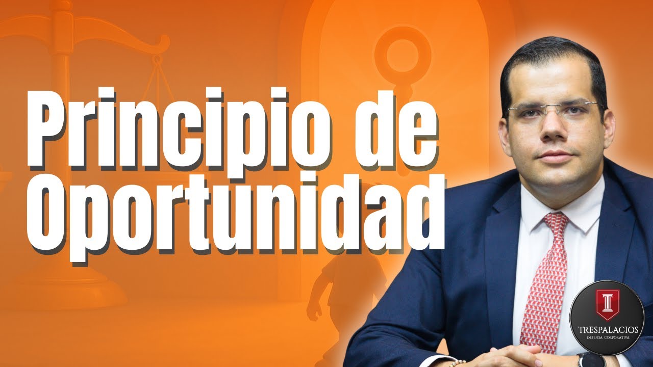 el principio de oportunidad en el proceso penal