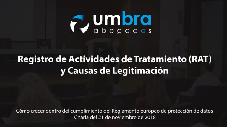 el registro de actividades de tratamiento es obligatorio