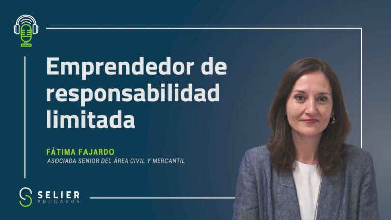 emprendedor de responsabilidad limitada en el registro mercantil