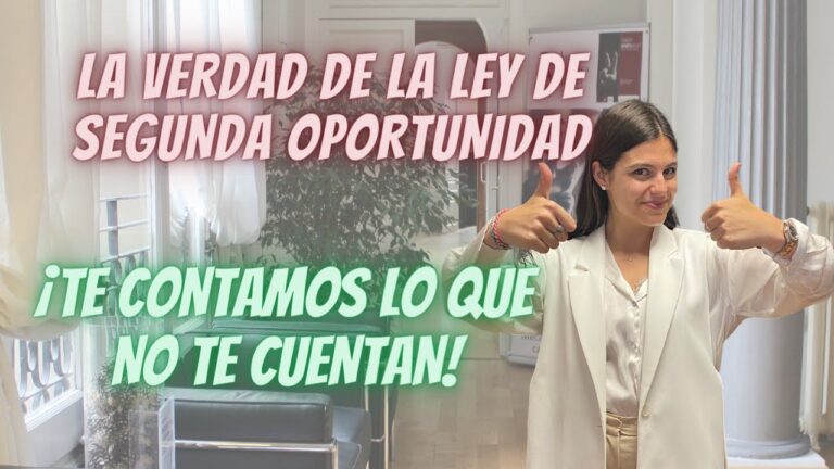 en que consiste la ley de segunda oportunidad