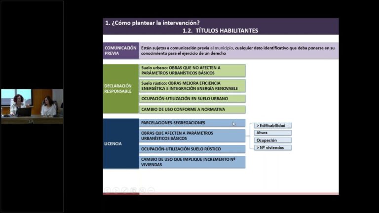 esquema técnico justificativo a aportar en declaraciones responsables
