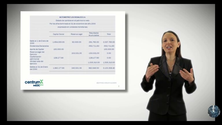 estado de cambios en el patrimonio neto abreviado