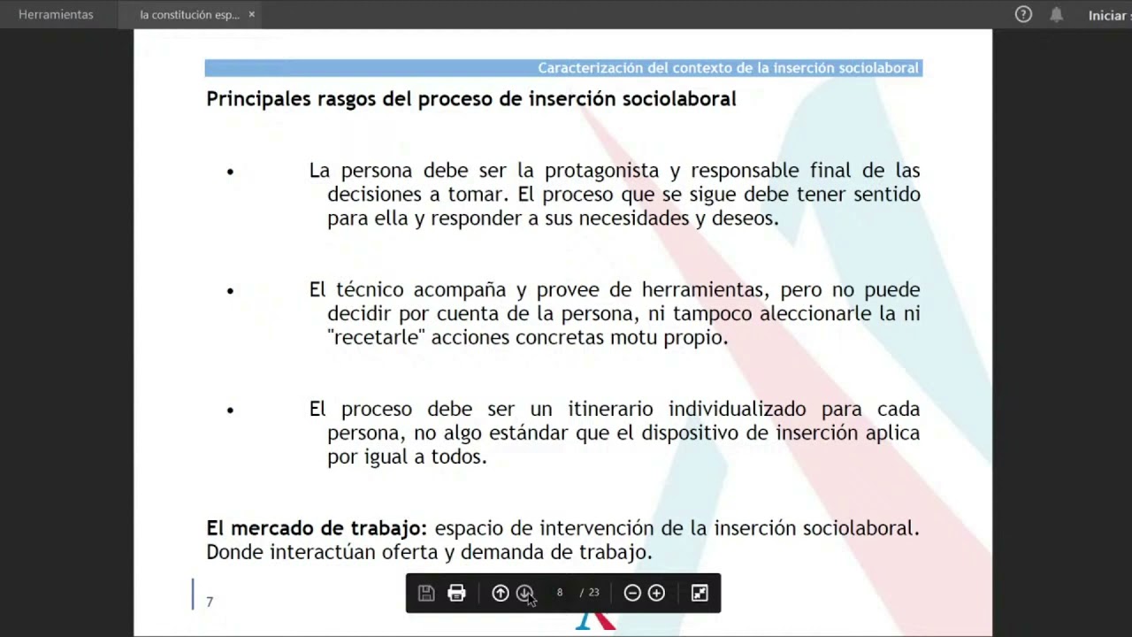 estrategias y actividades formativas orientadas a la inserción socio laboral