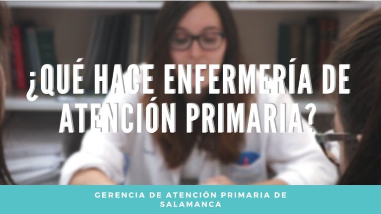 funciones del responsable de enfermeria en atencion primaria