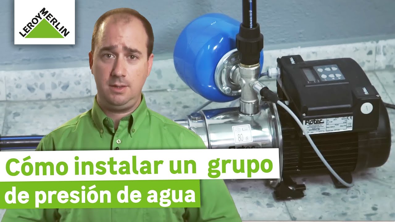 grupo de presion de agua para una casa