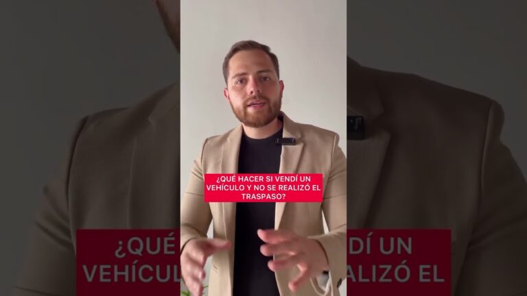 he vendido mi coche y el comprador no lo cambia