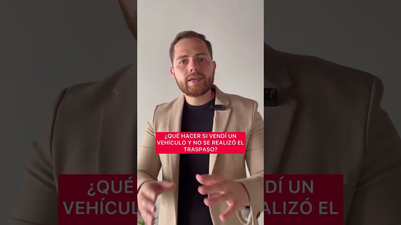 he vendido mi coche y el comprador no lo cambia