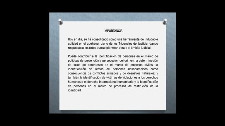 la prueba de adn en el proceso penal