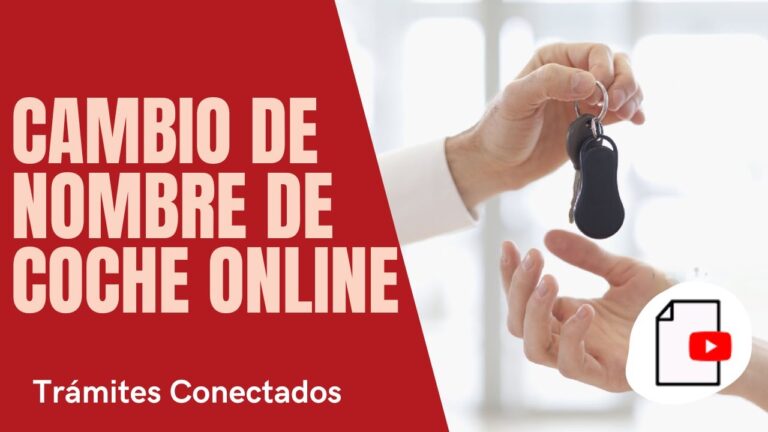 la solicitud de cambio de titularidad del vehículo