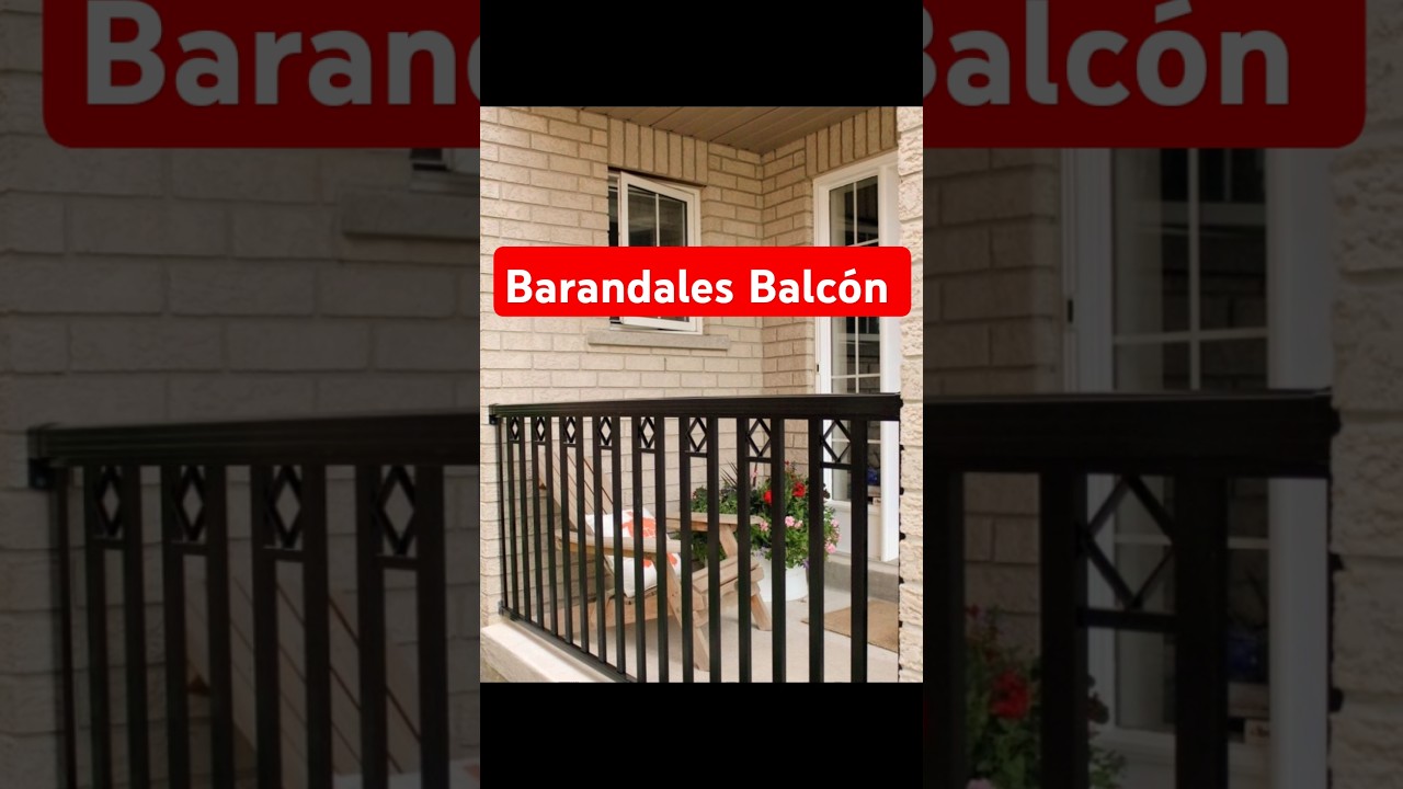 las barandillas de los balcones son elementos comunes