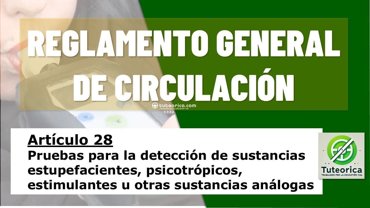 las pruebas de detección de sustancias estupefacientes son obligatorias