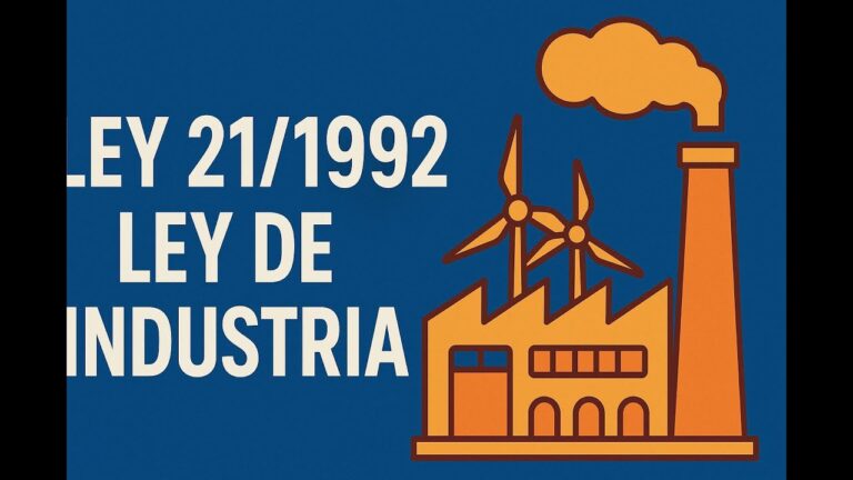 ley 21 1992 de 16 de julio de industria