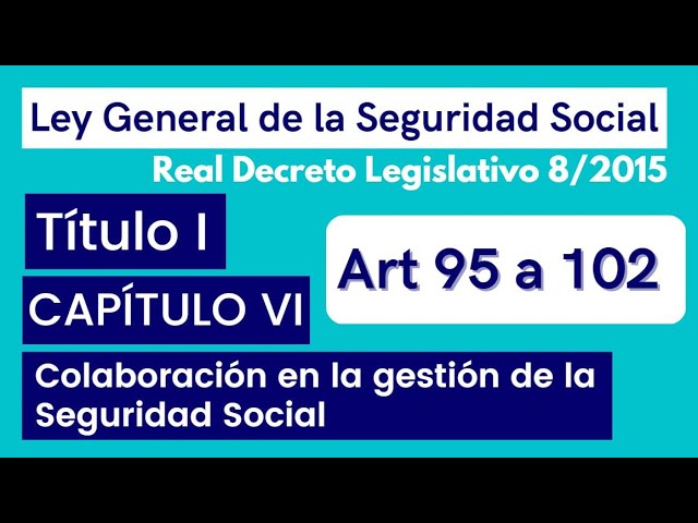 ley de mutuas colaboradoras con la seguridad social