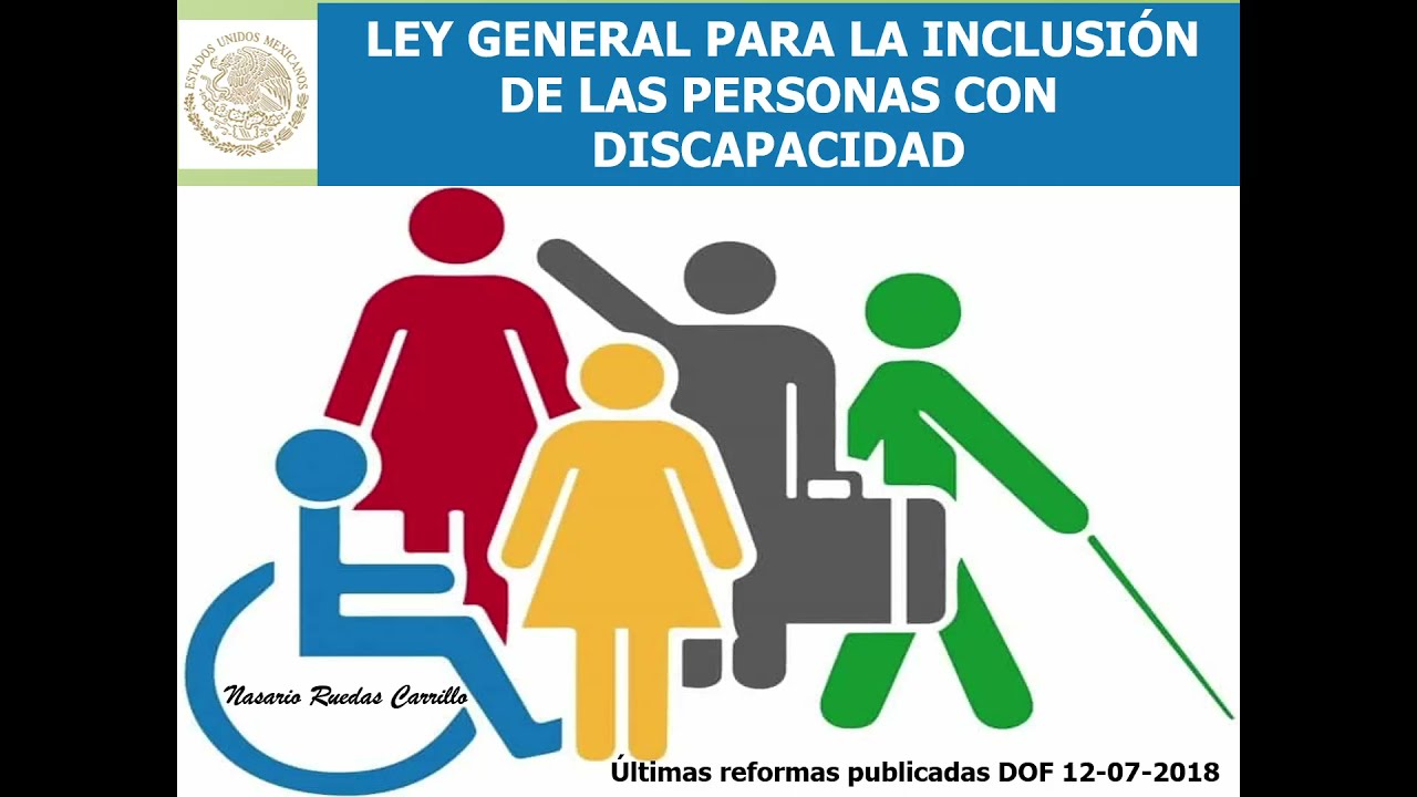 ley general para la inclusión de las personas con discapacidad