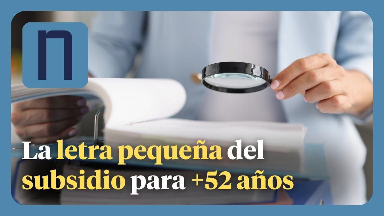 los desempleados de más de 52 años recuperan el subsidio