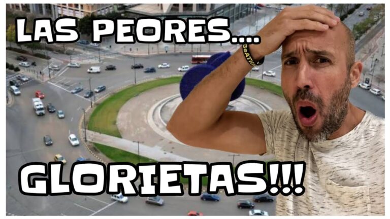 los peatones deberán cruzar las plazas y glorietas