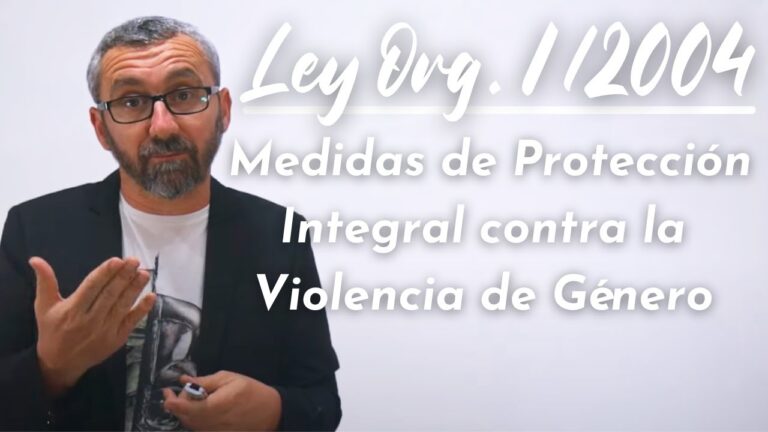 medidas de protección integral contra la violencia de género