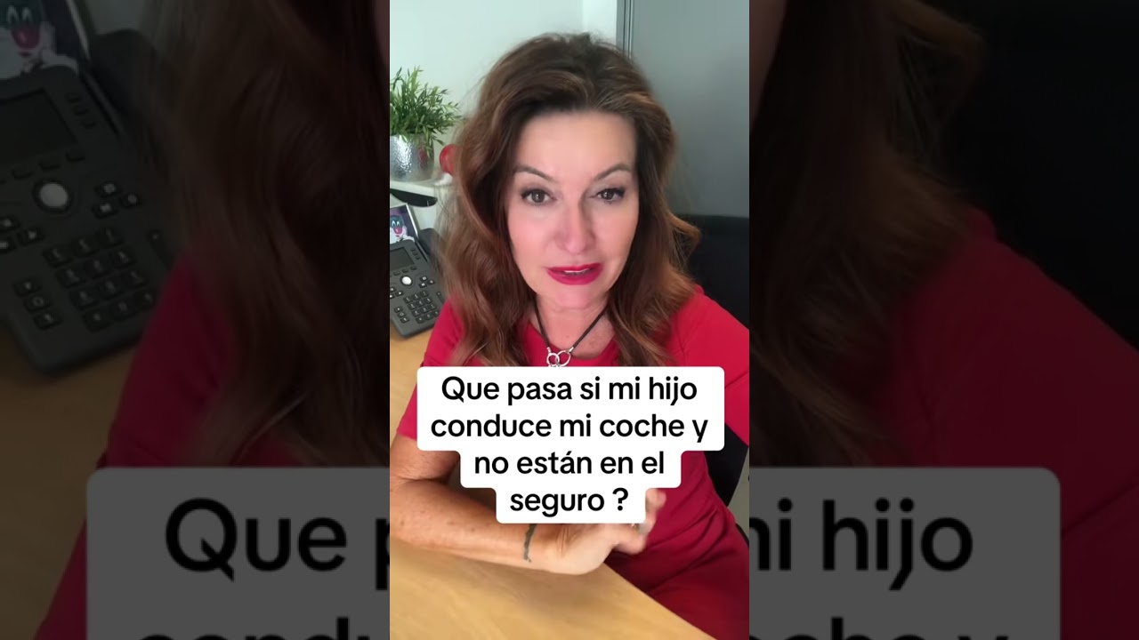 mi hijo conduce mi coche con mi seguro