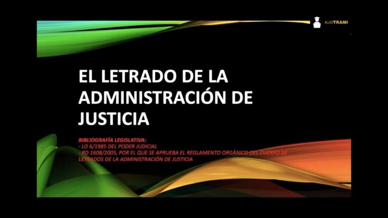 ministerio de justicia escalafon cuerpo de gestion procesal