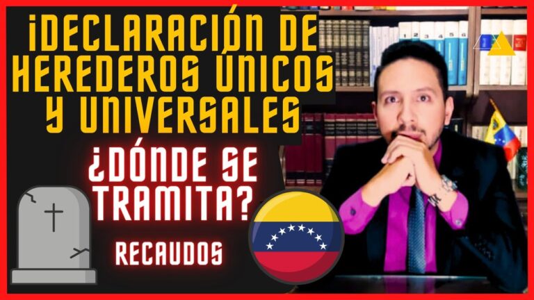 modelo de declaracion de unicos y universales herederos