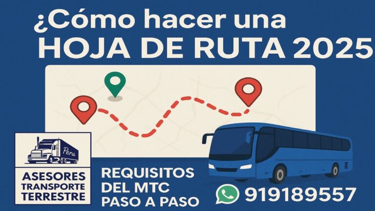 modelo de hoja de ruta para transporte de personal