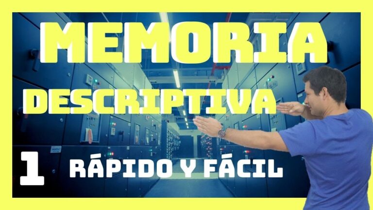 modelo de memoria descriptiva de la ocupación a realizar