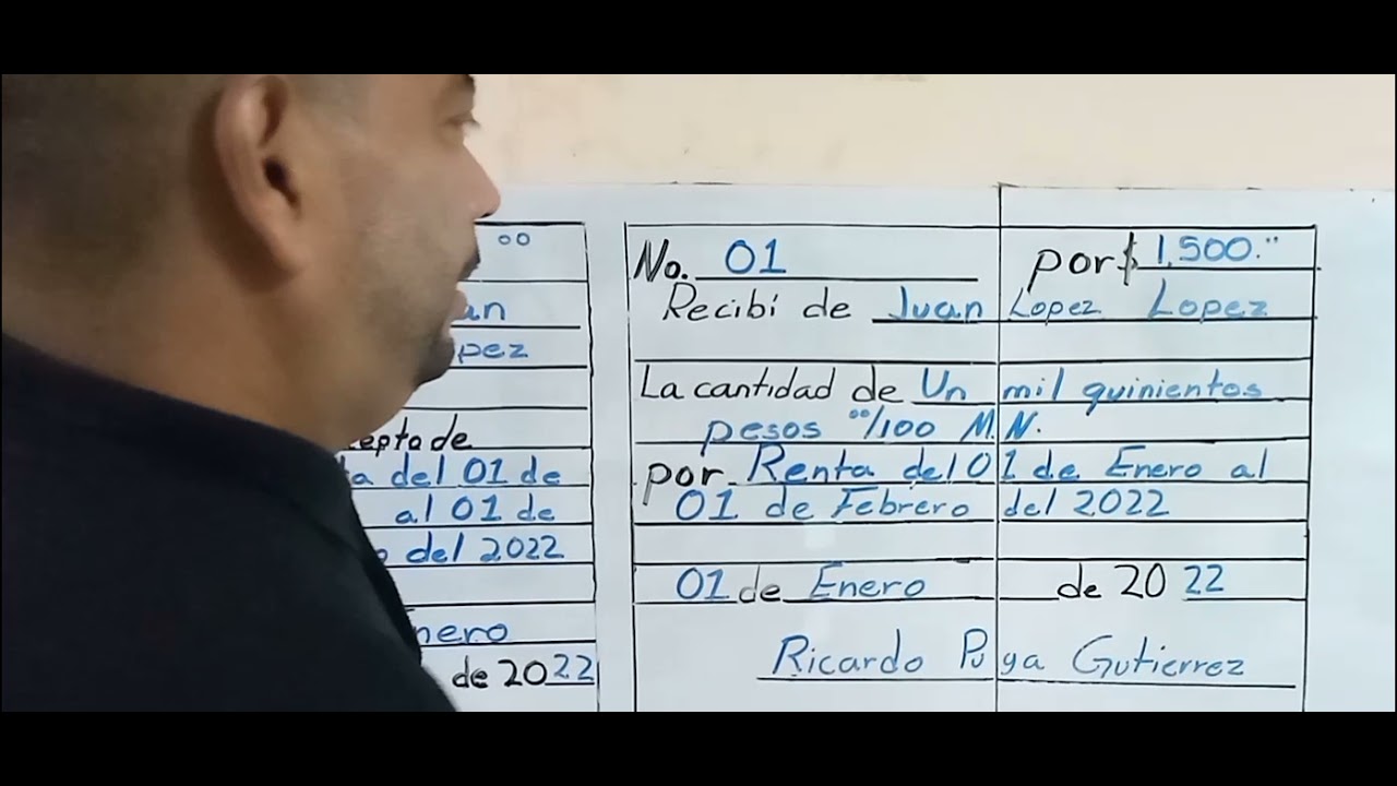 modelo de recibo de pago de honorarios profesionales