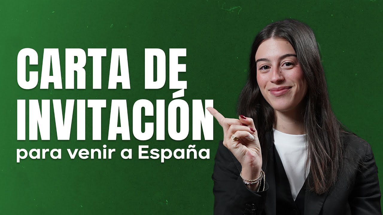 modelo de solicitud de carta de invitacion a españa