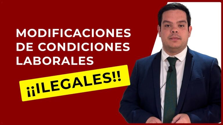 modificaciones sustanciales de las condiciones de trabajo jurisprudencia