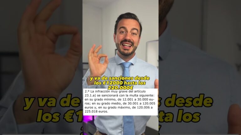 multa por tener a un trabajador sin contrato