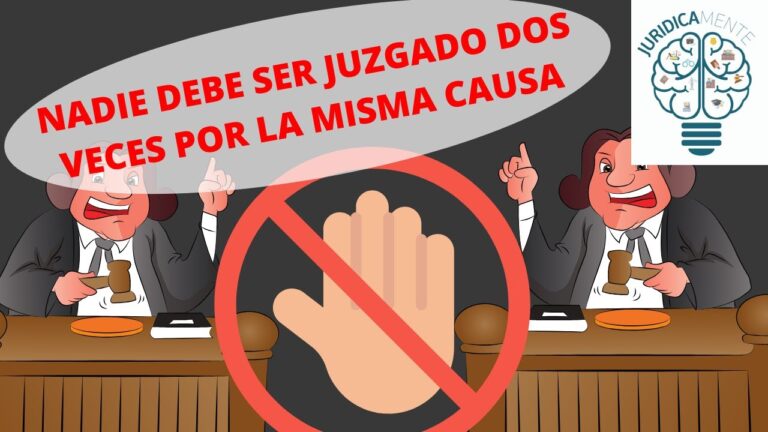 nadie puede ser juzgado dos veces por el mismo delito