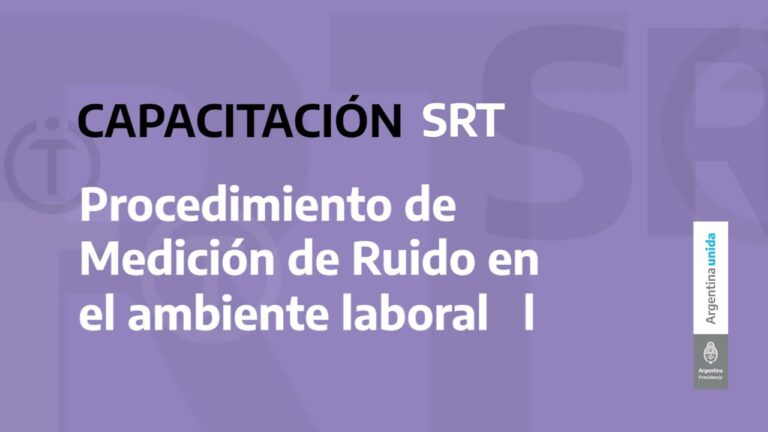 nivel máximo de ruido en zona de trabajo