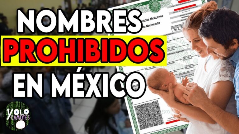 nombres que no se pueden poner en el registro civil
